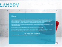 Tablet Screenshot of landryconsultants.com